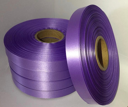 25mm x 100m Lilac Polysatin