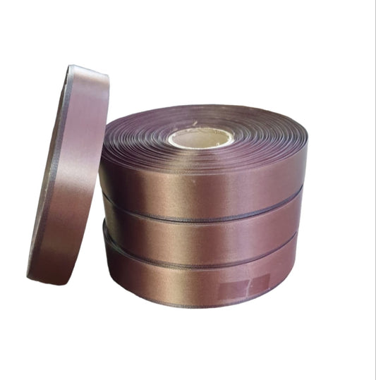 10mm x 100m Brown Polysatin