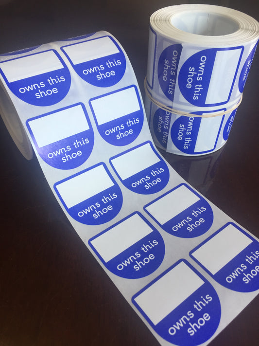 Blue Shoe labels