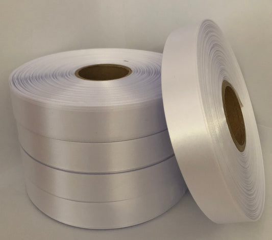 100mm x 100m White Polysatin