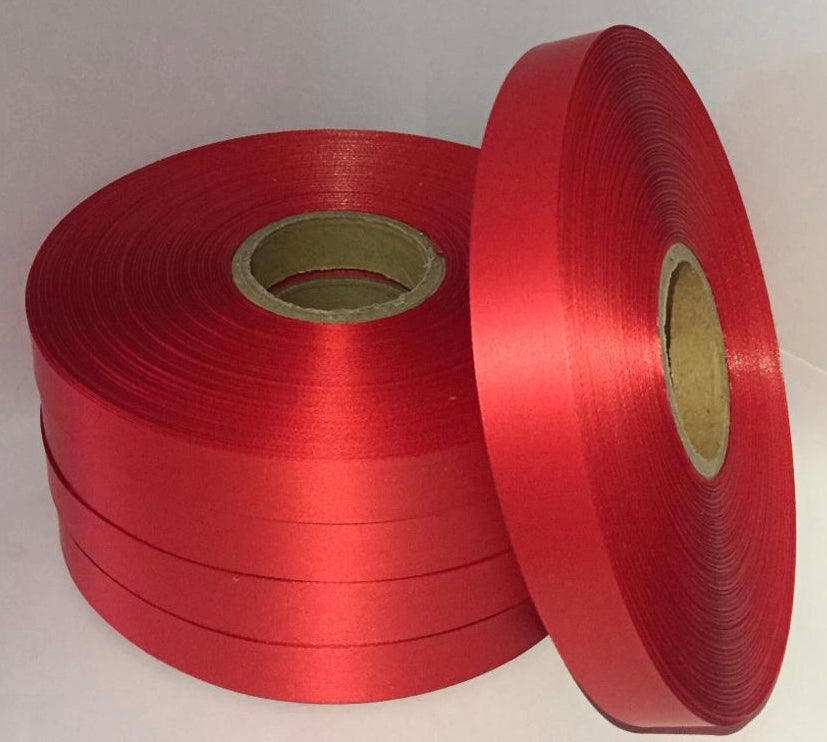 10mm x 100m Red Polysatin